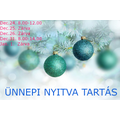 Ünnepi nyitva tartás
