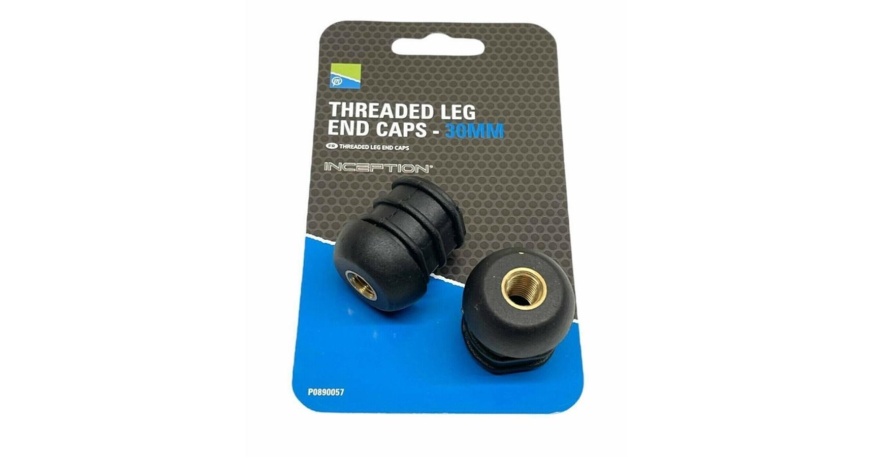PRESTON THREADED LEG END CAPS LÁDALÁB KUPAK 30MM