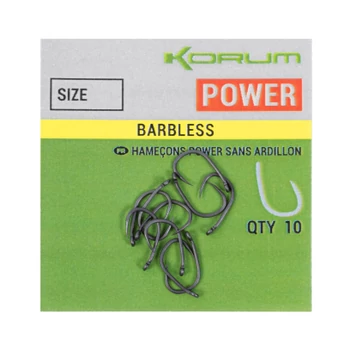 KORUM XPERT POWER BARBLESS HOROG 10