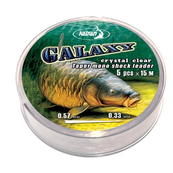 KATRAN GALAXY TAPER MONO SHOCK LEADER 0,33-0,57 MM  5X15M