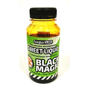 TIMÁR MIX FEEDER GURU SWEET LIQUID 200ML BLACK MAGIC