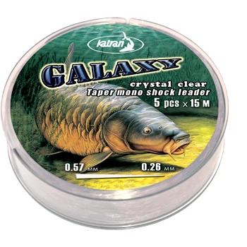 KATRAN GALAXY TAPER MONO SHOCK LEADER 0,26-0,57 MM  5X15M