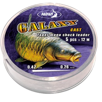 KATRAN GALAXY TAPER MONO SHOCK LEADER CAST 0,26-0,47 MM