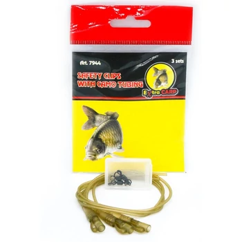EXTRA CARP SAFETY BOLT RIG WITH CAMO TUBING ÓLOMKAPOCS SZETT