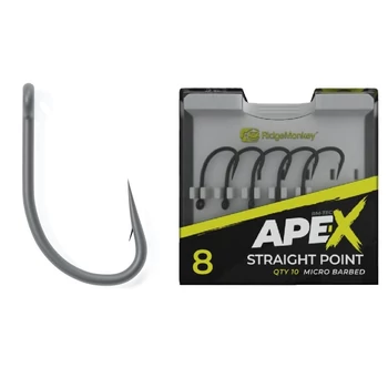 RIDGEMONKEY APE-X STRAIGHT POINT BARBED HOROG SIZE 4
