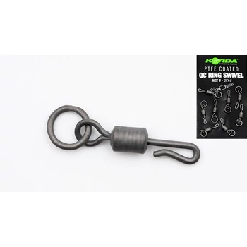 KORDA PTFE COATED QC RING SWIVEL GYŰRŰS FORGÓ 8-AS