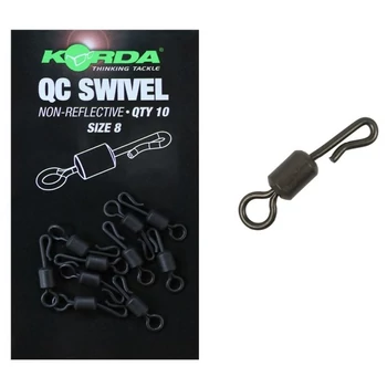 KORDA QC QUICK CHANGE SWIVEL SIZE 8 FORGÓ GYORSKAPOCCSAL
