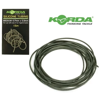 KORDA SILICONE TUBING SZILIKON CSŐ MEDIUM 0,7X0,3MM 1,5M