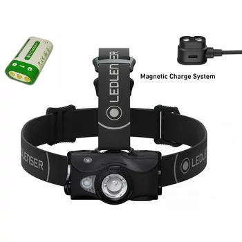 LEDLENSER MH8 FEJLÁMPA FEKETE