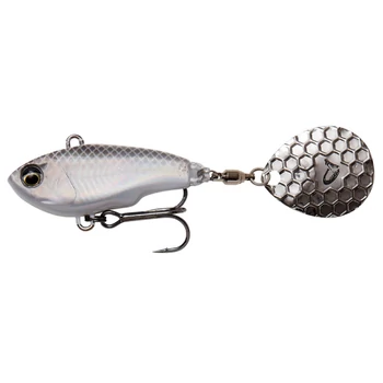SAVAGE GEAR FAT TAIL SPIN 6,5CM 16G WHITE SILVER