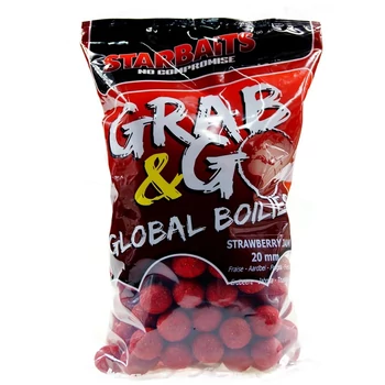 STARBAITS GRAB &GO GLOBAL BOJLI 1KG 20MM STRAWBERRY JAM