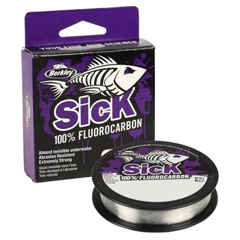 BERKLEY SICK 100% FLUOROCARBON ELŐKEZSINÓR 50M 0,45MM/15,3KG