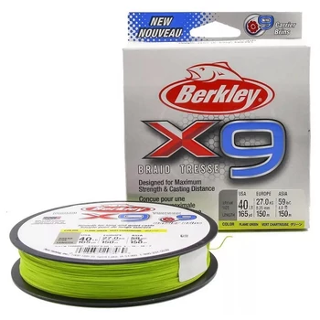 BERKLEY X9 BRAID TRESSE FONOTT ZSINÓR 150M CHARTREUSE