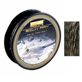 PB PRODUCTS SILK RAY LEADER ÓLOMMENTES LEADCORE 45LB 10M SILT