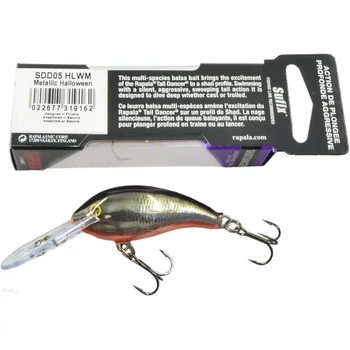 RAPALA SHAD DANCER SDD05 HLWM METALLIC HALLOWEEN