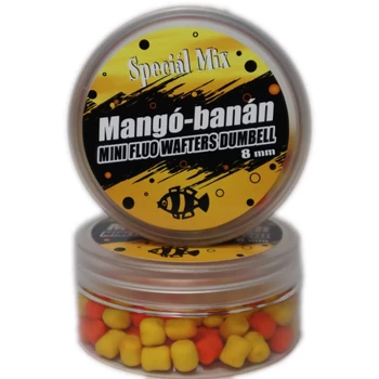 SPECIÁL MIX FLUO WAFTERS DUMBELL 8MM - MANGÓ-BANÁN