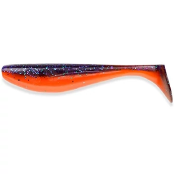 FISHUP WIZZLE SHAD GUMIHAL 3" 8CM 8DB - 207 DARK VIOLET/ORANGE