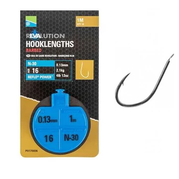 PRESTON REVALUTION N-30 HOOKLENGTHS ELŐKÉK 100CM