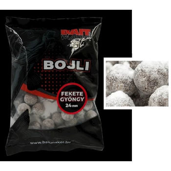 BAITMAKER SÓZOTT BOJLI 800G 24MM - FEKETE GYÖNGY