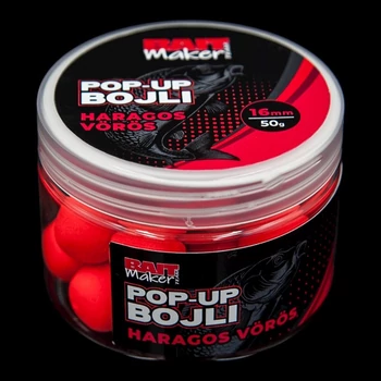 BAITMAKER POP-UP BOJLI 16MM - HARAGOS VÖRÖS / FŰSZERES