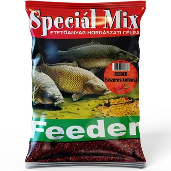 SPECIÁL MIX FEEDER ETETŐANYAG 1KG - FŰSZERES KOLBÁSZ