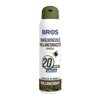 BROS RUHÁZATKEZELŐ KULLANCSRIASZTÓ AEROSZOL 20 NAPOS 90ML