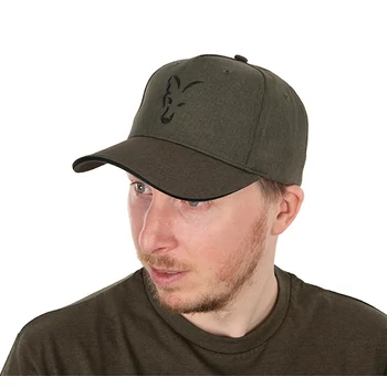 FOX COLLECTION BASEBALL CAP GREEN &amp; BLACK SAPKA