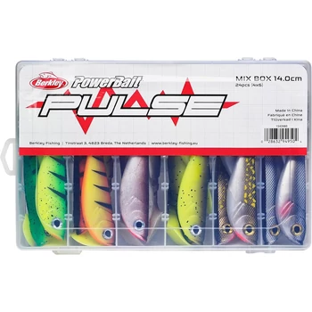 BERKLEY POWERBAIT PULSE SHAD MIX BOX 14CM 24DB