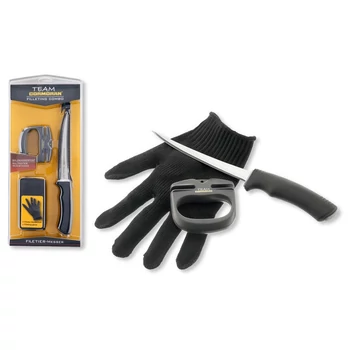 CORMORAN FILETING COMBO FILÉZŐ KÉS + ÉLEZŐ + VÉDŐKESZTYŰ