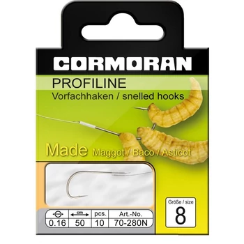 CORMORAN PROFILINE MAGGOT ELŐKÖTÖTT HORGOK 10DB 