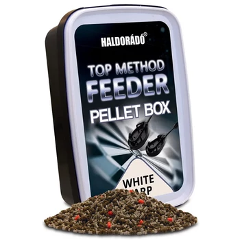 HALDORÁDÓ TOP METHOD FEEDER PELLET BOX - WHITE CARP
