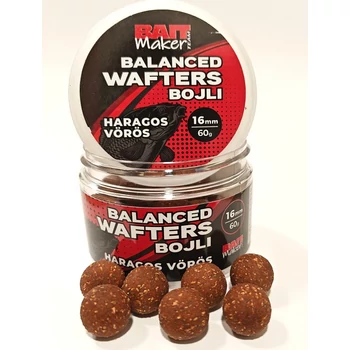 BAITMAKER BALANCED WAFTER BOJLI 16 MM 60G - HARAGOS VÖRÖS