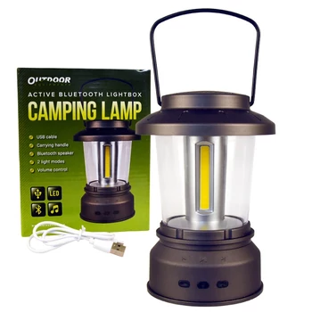 OUTDOOR ACTIVE BLUETOOTH LIGHTBOX KEMPING LÁMPA HANGSZÓRÓVAL