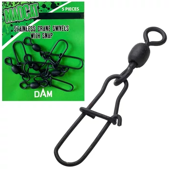 MADCAT STAINLESS CRANE SWIVELS WITH SNAP "1" 90KG