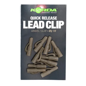 KORDA QUICK RELEASE LEAD CLIP GRAVEL/CLAY 10DB