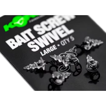 KORDA BAIT SCREW SWIVEL CSALICSAVAR LARGE 5DB
