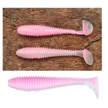 KEITECH SWING IMPACT FAT GUMIHAL 3,8" 10CM - BUBBLEGUM SHINER