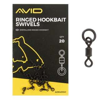AVID CARP RINGED HOOKBAIT SWIVELS MIKROFORGÓ GYŰRŰVEL