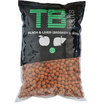 TB BAITS ETETŐBOJLI 10KG - 20MM - PEACH &amp; LIVER