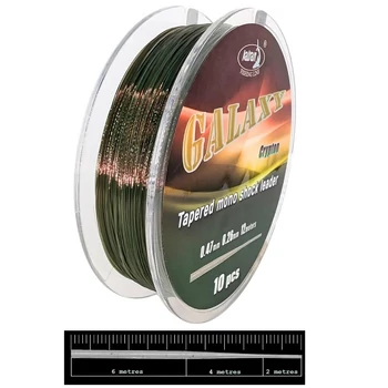 KATRAN GALAXY CRYPTON TAPERED MONO SHOCK LEADER 10X12M