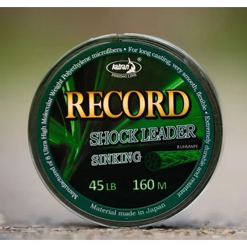 KATRAN RECORD SINKING BRAIDED SHOCK LEADERS 45 LB 160M