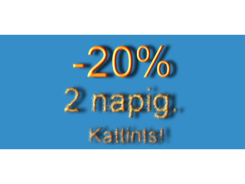20 % kedvezmény november 8-9-én!
