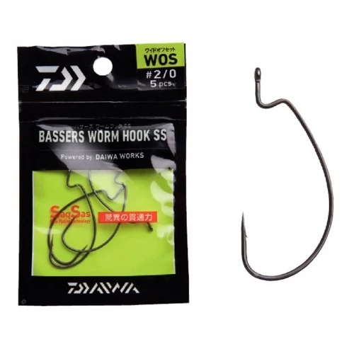 DAIWA BASSERS WORM HOOK WOS