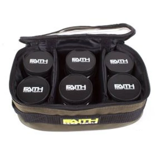 FAITH CARP TACKLE POP UP BAG INCL. 6X JARS 6 REKESZES