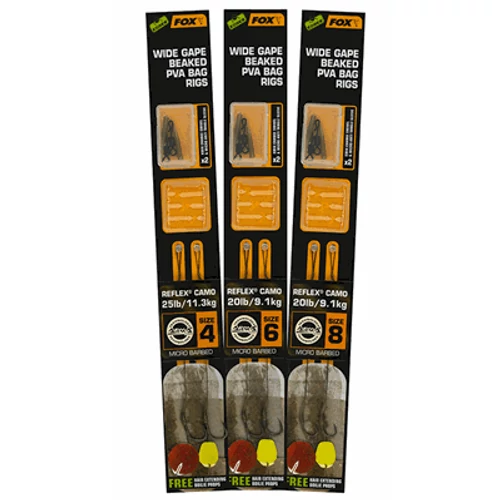 FOX EDGES ARMAPOINT WIDE GAPE BEAKED PVA BAG RIGS