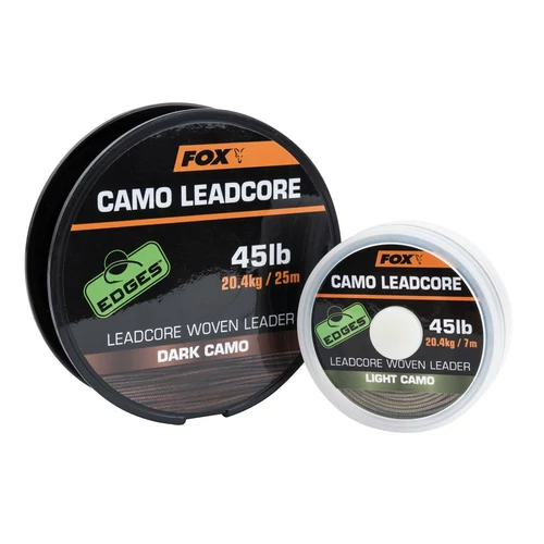 FOX EDGES DARK CAMO LEADCORE 45LB 7M