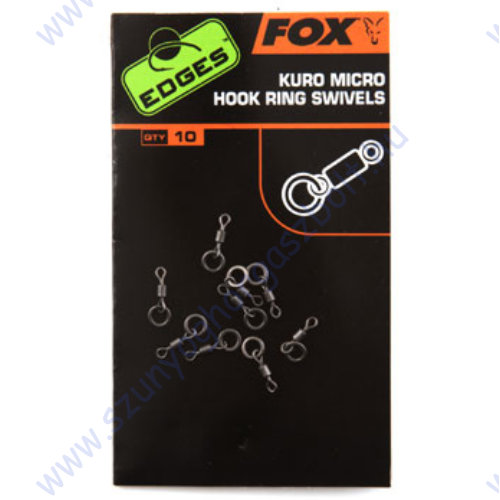 FOX EDGES KURO MICRO HOOK RING SWIVELS