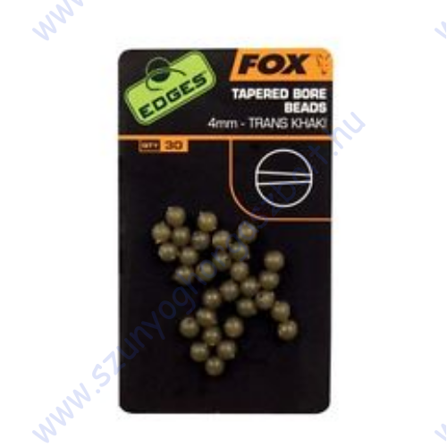 FOX EDGES TAPERED BORE BEADS