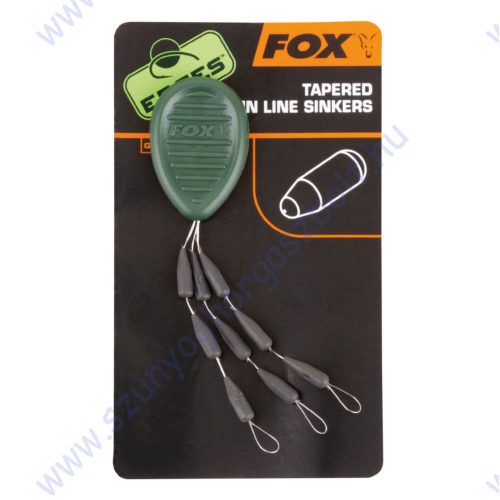 FOX EDGES TAPERED MAIN LINE STOPPERS
