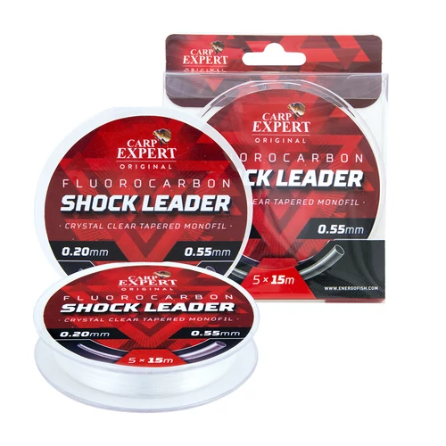 CARP EXPERT FLUOROCARBON SHOCK LEADER 5X15M